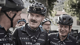 Svend Hansen Tarp cykler for Cykelnerven