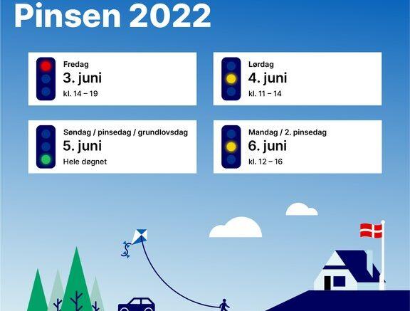 I pinsen skal man være særligt opmærksom på tæt trafik. Grafik: Vejdirektoratet.
