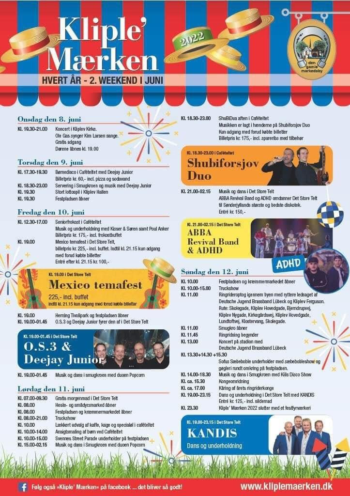 Kliplev Mærken 2022 - Se programmet her
