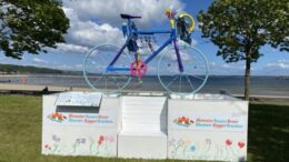 Enhver cykel er et kunstværk i sig selv. Denne her cykel er blevet udsmykket af kunstnere. Kan ses og opleves i Aabenraa på Tour de France-ruten. Foto: Erik Egvad Petersen -