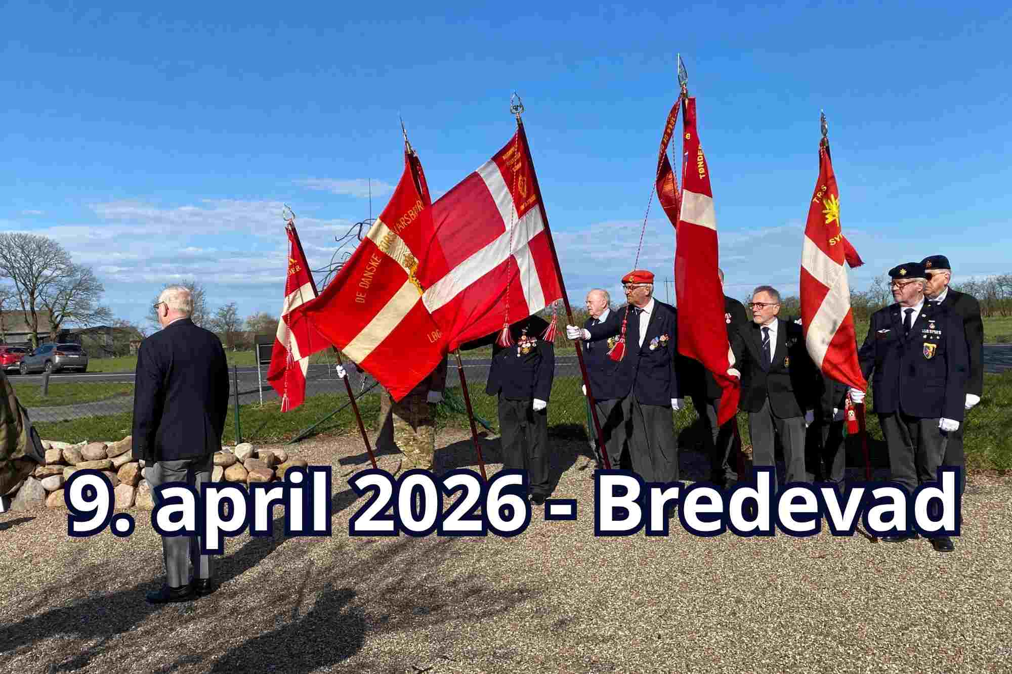 Sønderjyske Bredevad: Mindehøjtidelighed for den 9. april 1940 - SE